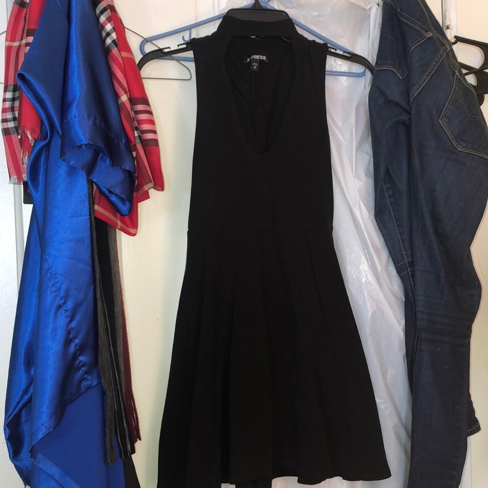 Brand new express skater choker dress size XS